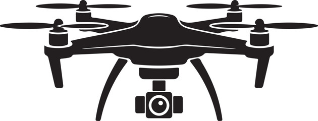 Vector drone icon black design