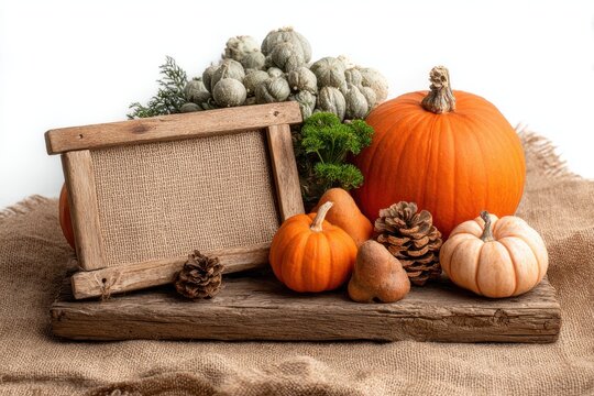 Celebrate harvest festival seasonal event branding logo with copy space for promotional singage