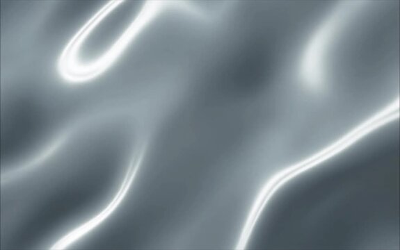 Dynamic and mesmerizing abstract background featuring a luxurious texture resembling flowing liquid silver metal or elegant silk satin fabric