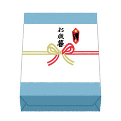 お歳暮のイラスト