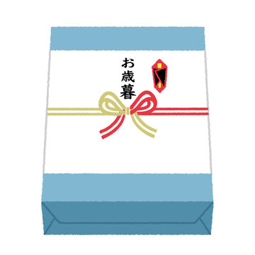 お歳暮のイラスト