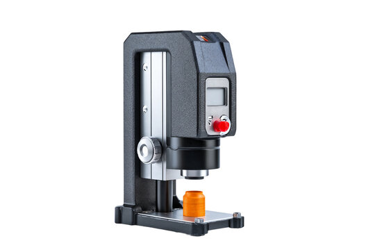 Vickers hardness tester isolated on transparent background