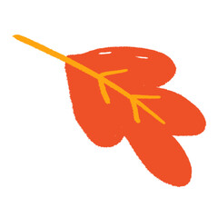 element thanks giving orange leaves