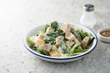 Caesar salad with chicken