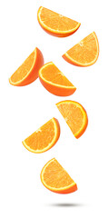 orange slices isolated on white © Amelia NF