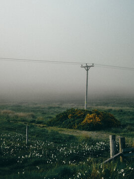high voltage power line