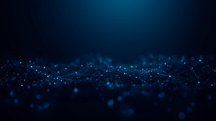 Abstract technology background digital data visualization network connection