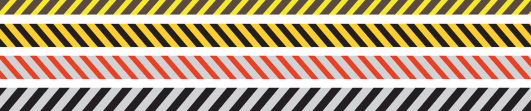 Caution tape patterns for safety awareness, construction border. providing a striking yellow and black design element for construction	