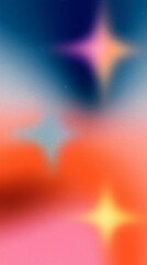 Dreamy Gradient with Luminous Shapes