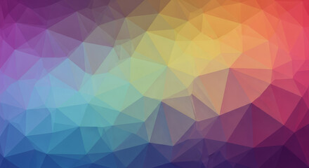 Obraz premium Colorful Geometric Polygon Abstract Background Design