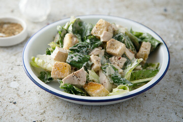 Caesar salad with chicken