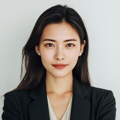 Confident woman in business attire portrait