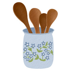 Kitchenware digital sticker, cute sticker, scrapbook sticker, bullet journal sticker, planner sticker.