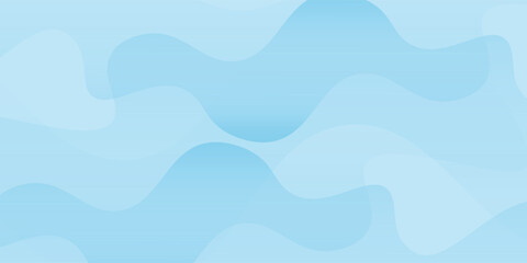 Abstract simple blue smooth waves on white background. Modern good art vector gradient old nice neutral soft illustrations vector