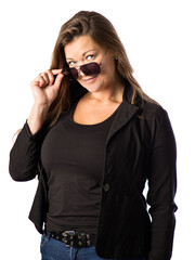 Risky business woman