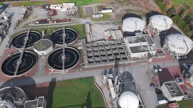 A wastewater treatment plant (WWTP) is a facility that uses physical, chemical, and biological processes to remove pollutants from wastewater and clean enough to be discharged.