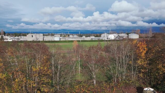 A wastewater treatment plant (WWTP) is a facility that uses physical, chemical, and biological processes to remove pollutants from wastewater.