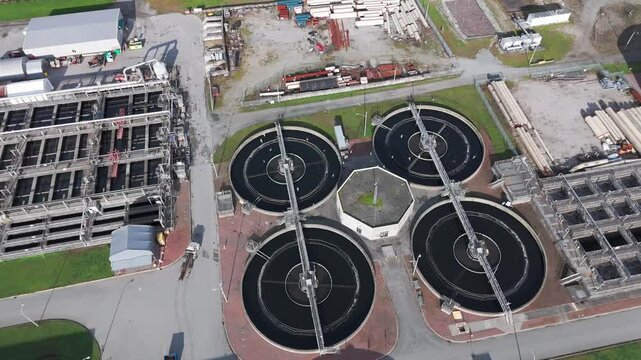 A wastewater treatment plant (WWTP) is a facility that uses physical, chemical, and biological processes to remove pollutants from wastewater and clean enough to be discharged.