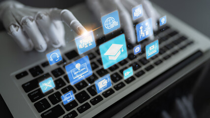 Artificial intelligence supports online education, enabling personalized learning, interactive study tools, and global access to e-learning resources. Entice