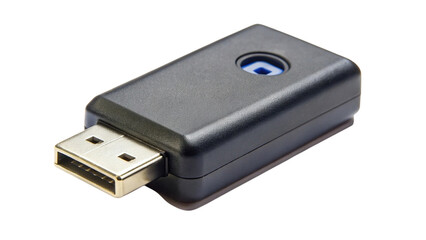 Black usb wireless adapter for connecting modern electronics