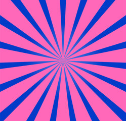 retro background with rays