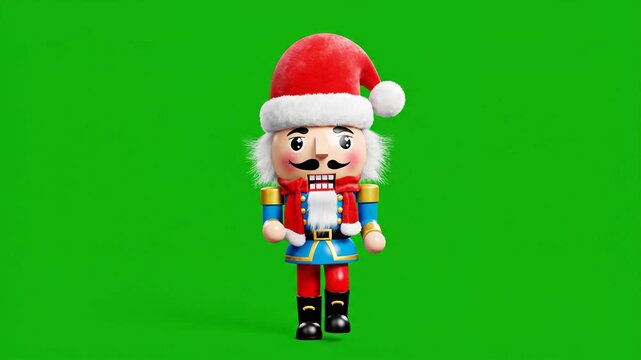 Christmas Nutcracker Emoji Toy Decoration for Holiday Season
