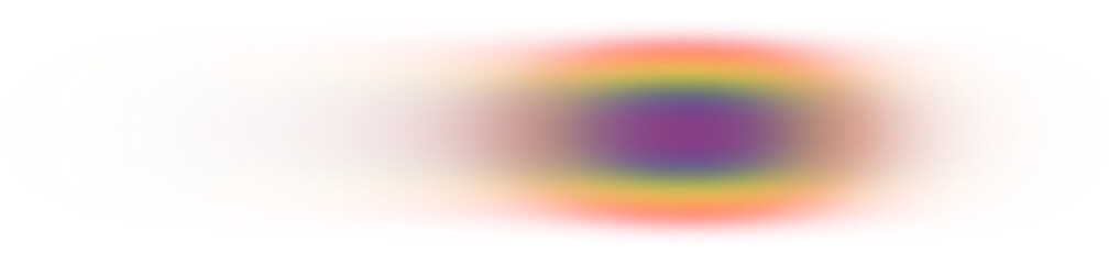 Abstract smooth rainbow gradient laser streak with blur