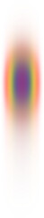 Smooth rainbow gradient vertical light ray with blur