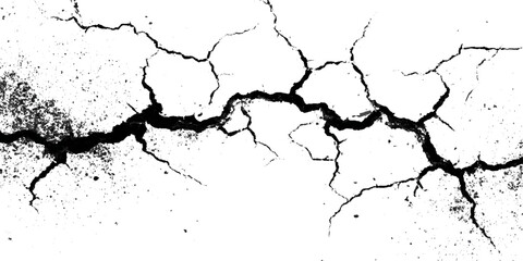 Fototapeta premium Grunge Abstract Dirty Texture Background in Black and White with Rough Distressed Scratches, Vintage Paint Wall Effects, and Retro Cracked Surface Overlay Pattern.