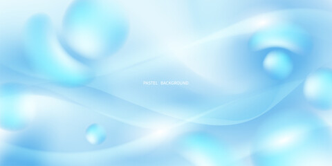 Naklejka premium Pastel color liquid wave background, abstract, modern design vector illustration.