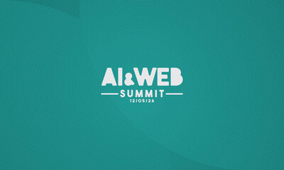 logotype abstract graphic EPS vector design of annual event summit and title made for Technology and AI theme