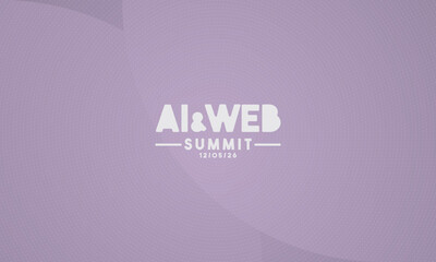 logotype abstract graphic EPS vector design of annual event summit and title made for Technology and AI theme