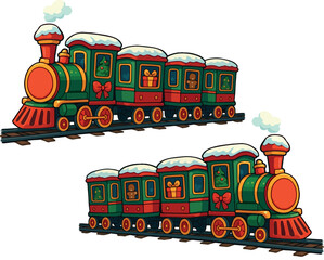 świąteczny pociąg
