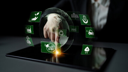 Sustainable business uses eco-innovation, climate action, and long-term strategies to meet...