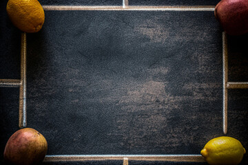 red apples on a wooden background