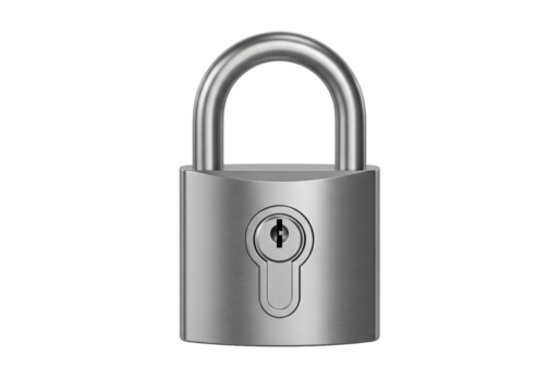 Secure your brand with this modern padlock, symbolizing protection, privacy, and trust for financial, security, and technology concepts today online