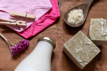 Homemade laundry, marseille grated soap, DIY, do it yourself, zero waste, eco friendly, natural product for wash and cleaning