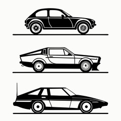 set of car icons