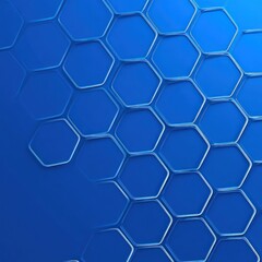 Obraz premium Abstract blue honeycomb background