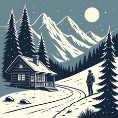 Digital vector graphic file for scalable illustrations and design