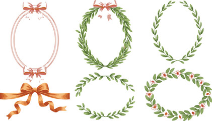 christmas wreath set