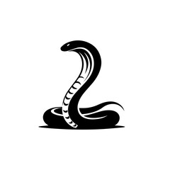 King Cobra Snake Vector Art | Hooded Venomous Snake Illustration