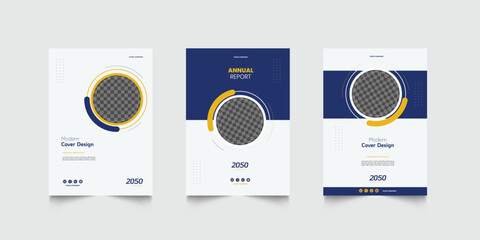 Corporate Book Cover Design Template in A4. Can be adapt to Brochure, Annual Report, Magazine,Poster, Business Presentation, Portfolio, Flyer, Banner, Website.