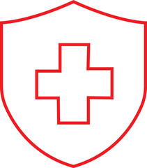Community Insurance Protection Umbrella Icon