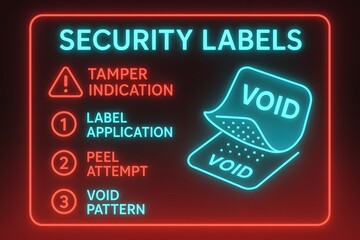 Tamper Seal Infographic for Product Security and Anti-Counterfeit Protection