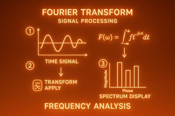 Digital Signal Processing Infographic from Analog to Digital Conversion for Engineering