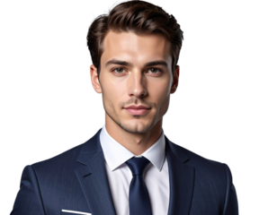  A handsome man PNG transparent background.