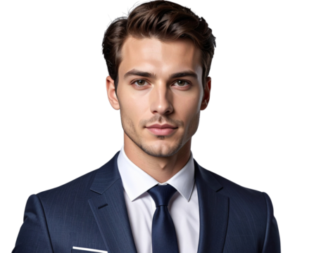 A handsome man PNG transparent background.