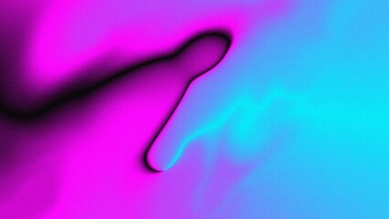 abstract blue pink purple liquid wave grainy noise blur background copy space