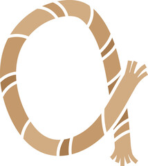 Rope Concept Letter A Logo